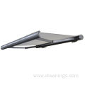 Full cassette electric motorized retractable awning